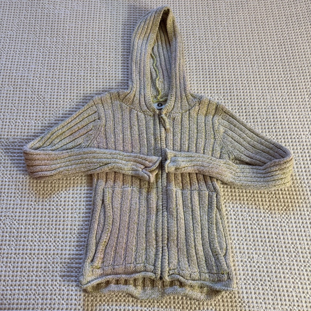 Y2K Knit Hooded Sweater